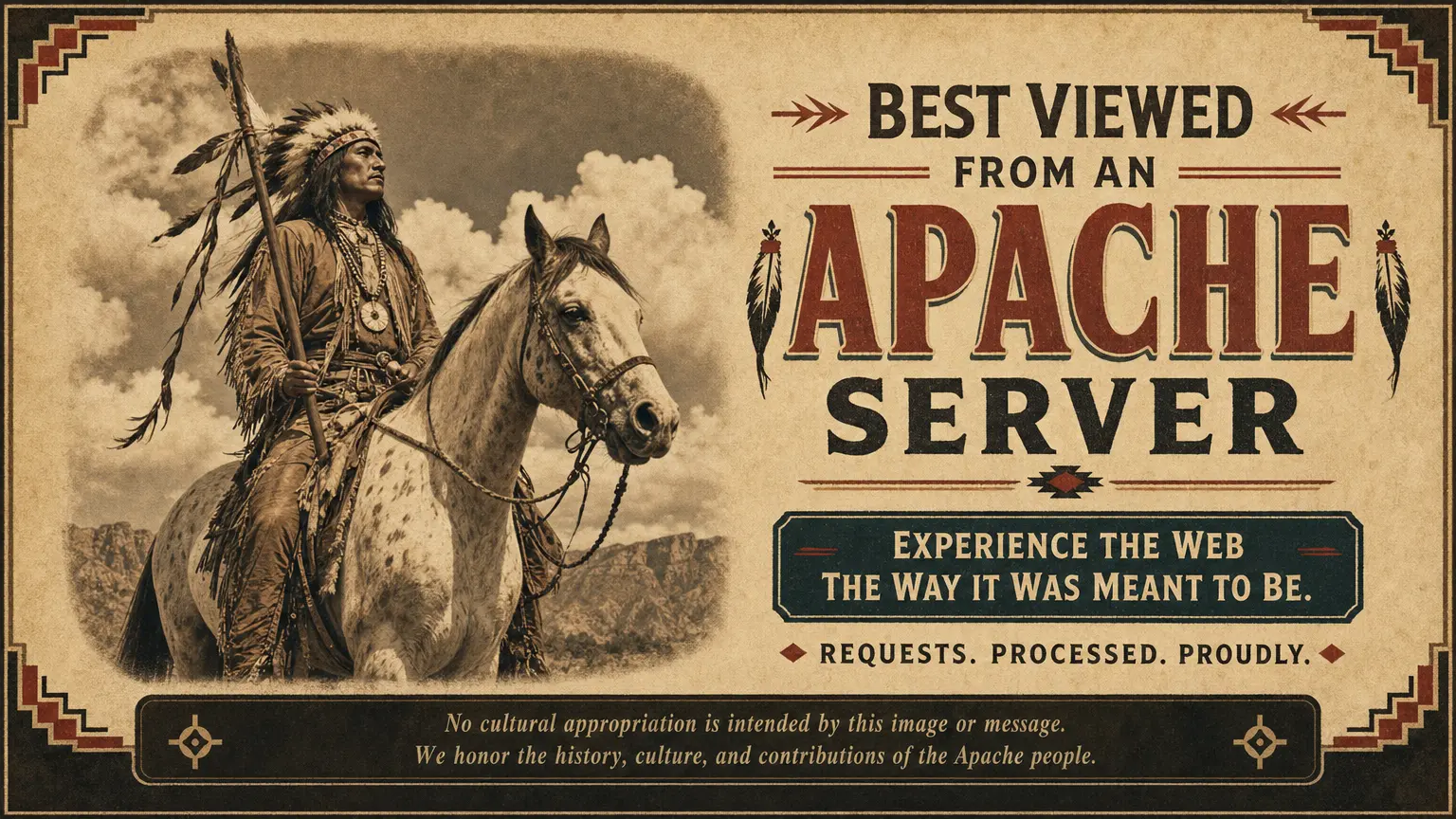 Retro web banner